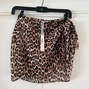Victoria's Secret Leopard Print Mini Sarong